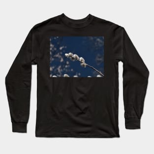 Willow Tree Buds-Abstract Long Sleeve T-Shirt